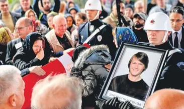 Hırvatistan’da şehit düşen pilota veda