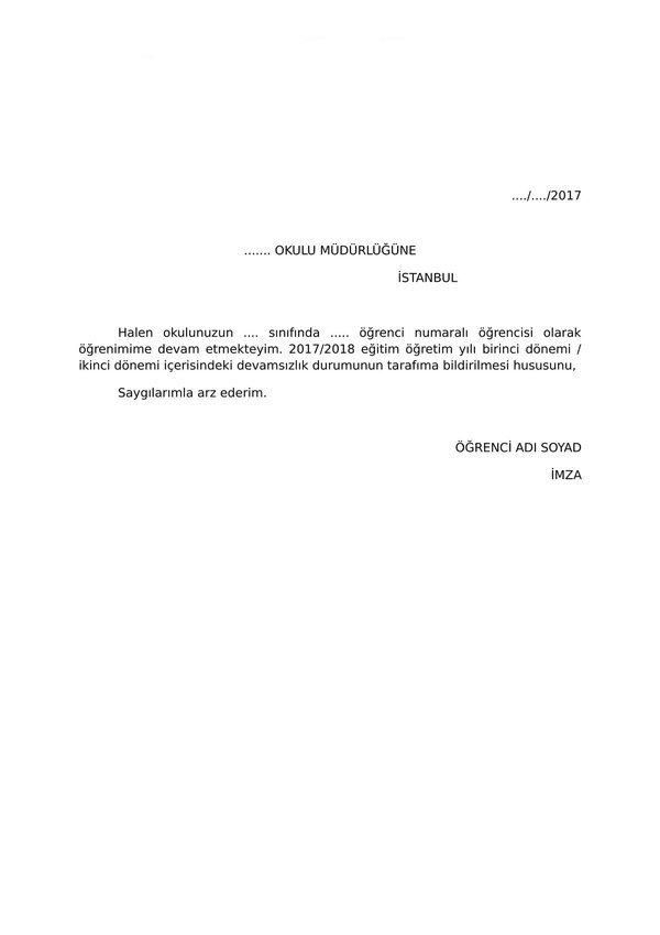 dilekce nasil yazilir dilekce ornegi