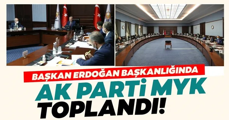 AK Parti MYK, Başkan Erdoğan başkanlığında AK Parti Genel Merkezinde toplandı