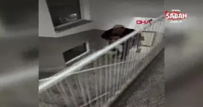 Çorum’da polis memuru, yaşlı kadını 5’inci kata sırtında çıkardı | Video
