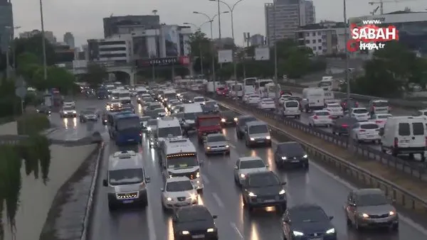 Kısıtlama sonrası İstanbul’da trafik yoğunluğu | Video