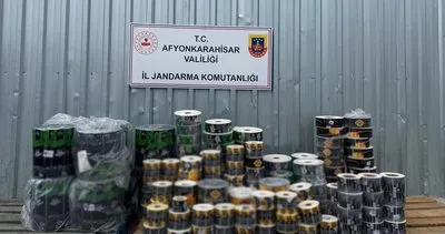 30 ton sahte kaşar ve peynir ele geçirildi #afyonkarahisar