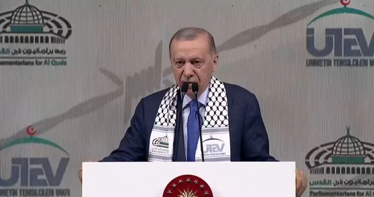 SON DAKİKA! İstanbul'da Kudüs Konferansı: Başkan Erdoğan'dan önemli açıklamalar
