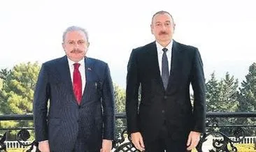 Aliyev’le görüşen TBMM Başkanı Mustafa Şentop: Ermenistan savaş suçundan yargılanmalı