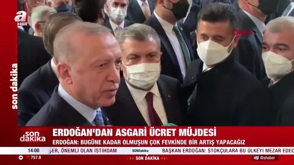 Son dakika! Başkan Erdoğan'dan asgari ücret müjdesi 