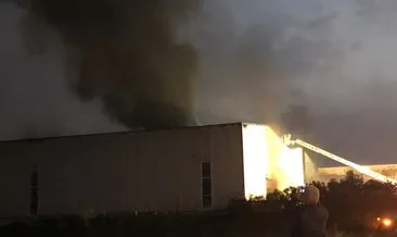 Kauçuk fabrikasında yangın çıktı! #kocaeli