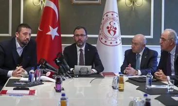 Bakan Kasapoğlu, federasyon başkanlarıyla toplantı yapacak
