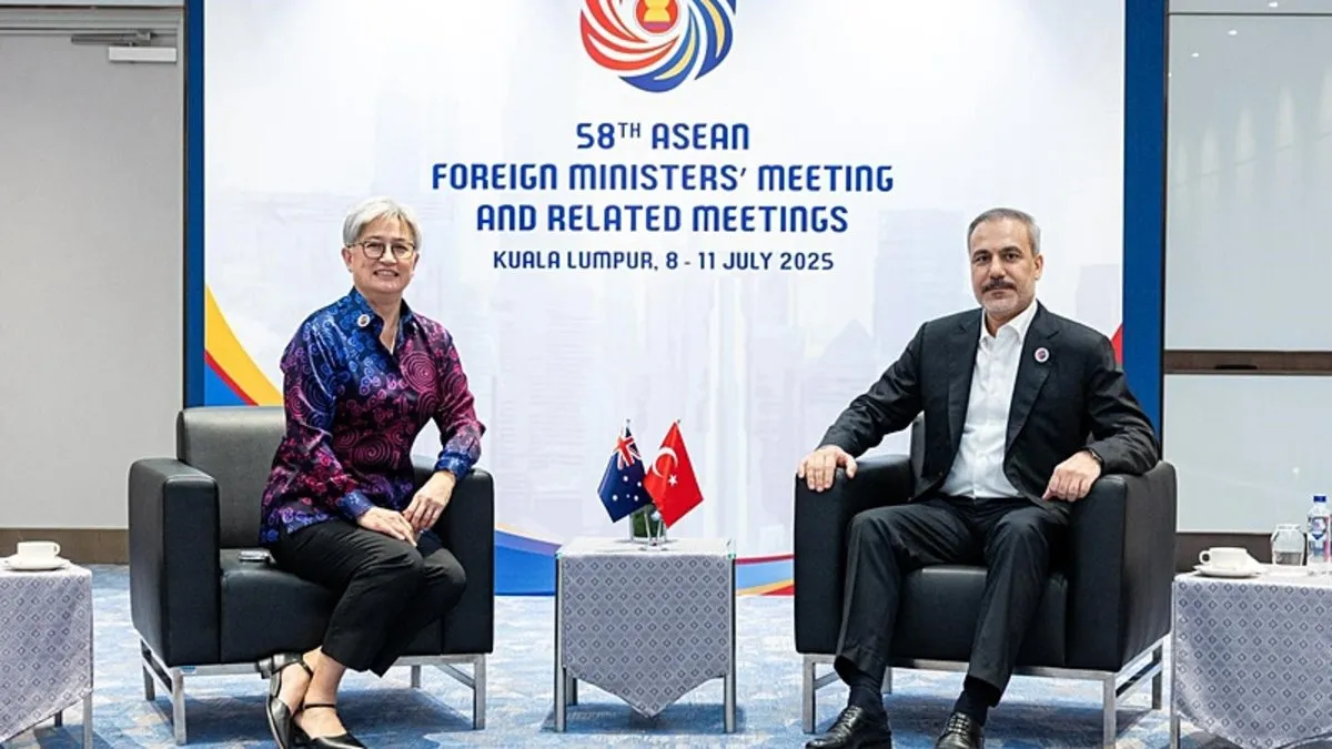 Bakan Fidan Avustralyalı mevkidaşı ile görüştü! Bakan Fidan Avustralyalı mevkidaşı ile görüştü!