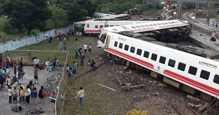 Tayvan’da tren faciası: 17 ölü