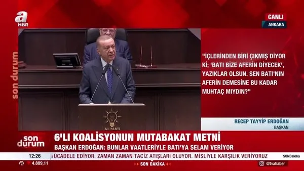 Başkan Erdoğan'dan Kılıçdaroğlu'na yeni slogan 