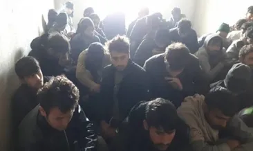 Metruk binadan 84 kaçak göçmen çıktı