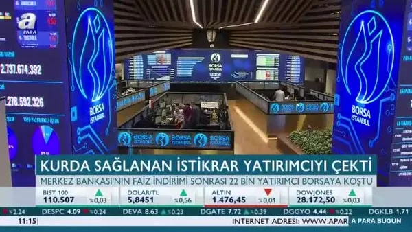 Kurda sağlanan istikrar yatırımcıyı çekti