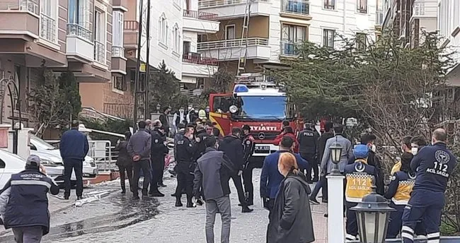 ankara da uc katli apartmandaki patlama