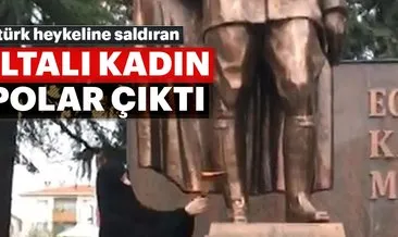Çorlu’da Atatürk heykeline saldıran baltalı kadın bipolar çıktı