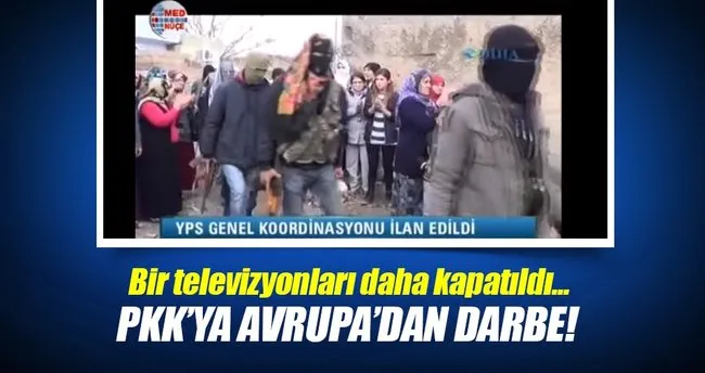 PKK’nın bir televizyonu daha kapatıldı