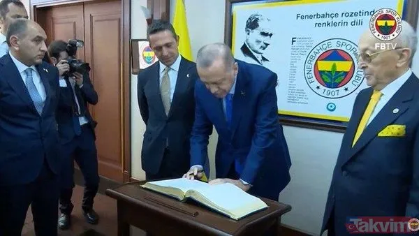 Başkan Erdoğan, Fenerbahçe Yüksek Divan Kurulu Toplantısı'nda