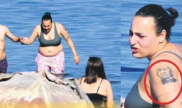 Babasını kolunda taşıyor