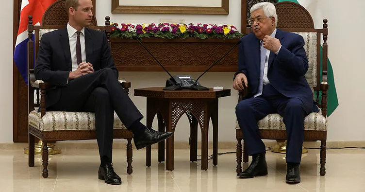 Prens William, Mahmud Abbas ile görüştü