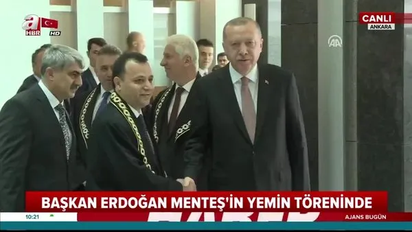 Cumhurbaşkanı Erdoğan AYM’de yemin törenine katıldı
