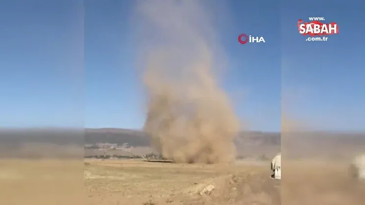 Bitlis'te korkutan hortum kamerada!