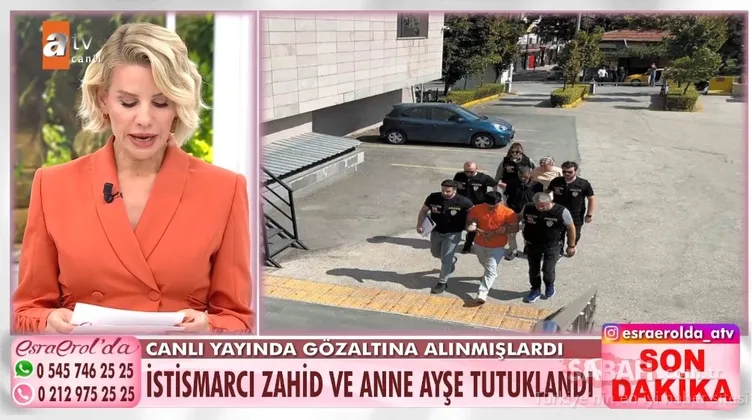 Esra Erol’da programında gündeme gelen tutuklama kararı! Esra Erol canlı yayında kan donduran gelişmeleri aktardı!