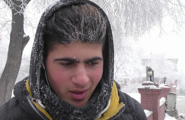 Sibirya soğukları Göle’yi esir aldı