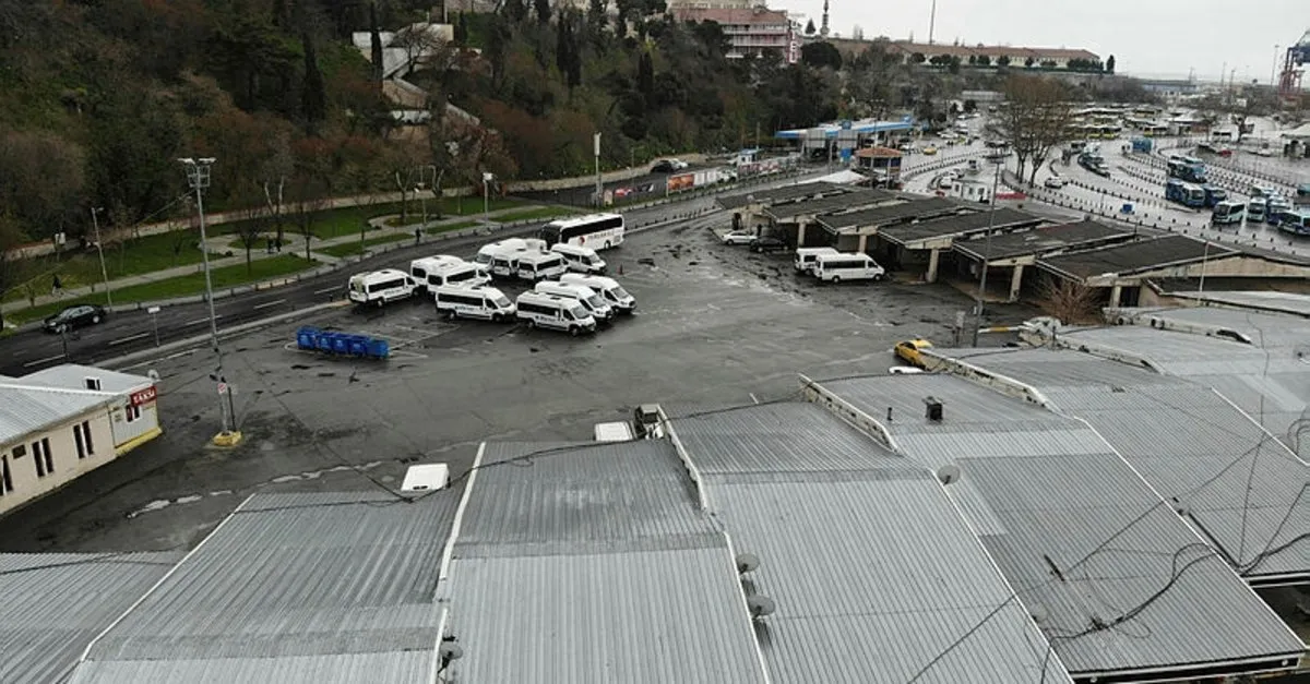 Coronavirus Nedeniyle Otobussuz Kalan Harem Otogari Drone Ile Havadan Goruntulendi Son Dakika Haberler