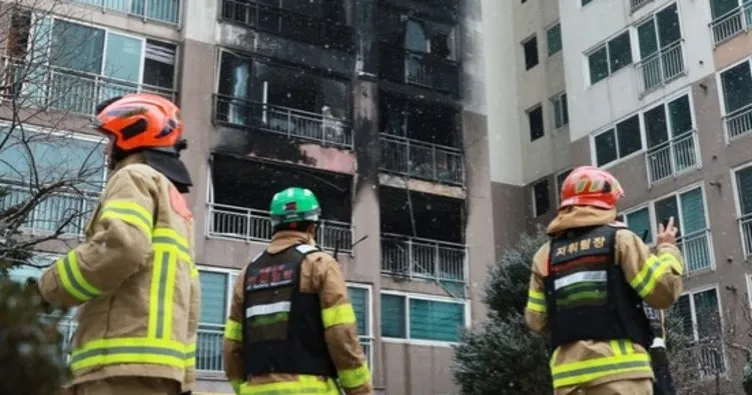 Güney Kore’de çok katlı binada yangın faciası