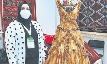 Pestil ve kömeden gelinlik