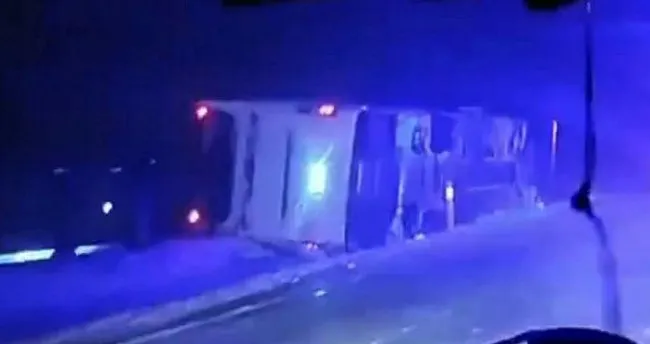 Son Dakika Haberi Nevsehir De Yolcu Otobusu Devrildi 9 Yarali Var Son Dakika Haberler