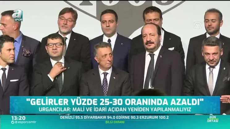 Beşiktaş Kulübü Genel Sekreteri Mesut Urgancılar: Gelirler yüzde 25-30 oranında azaldı