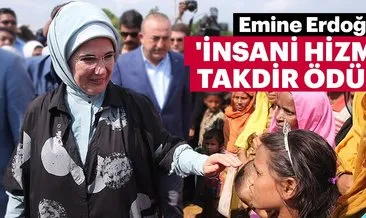 Emine Erdoğan’a ’İnsani Hizmet Takdir Ödülü’
