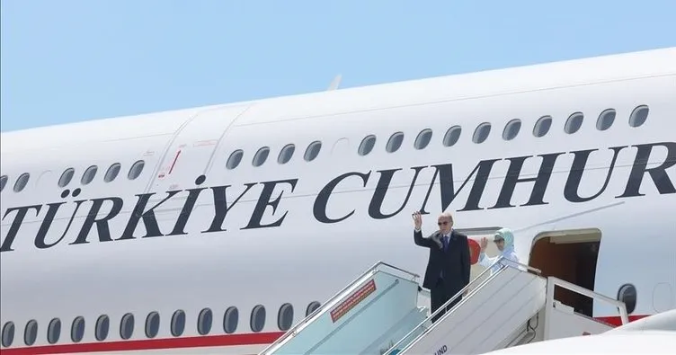 Başkan Erdoğan, Birleşik Arap Emirlikleri’nden KKTC’ye gitti