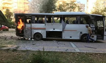 Mersin’de polis aracına saldırı