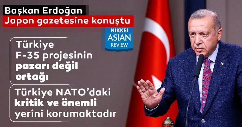 Cumhurbaşkanı Erdoğan'dan Japonya'da çok net F-35 mesajı!