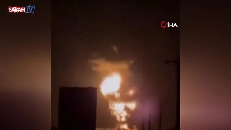İran’da feci yangın: 1 ölü, 4 yaralı | Video