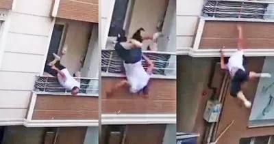 Son Dakika Haberi: Halkalı’da küfürlü kavga ederken balkondan düşen adam sosyal medyayı salladı | Video