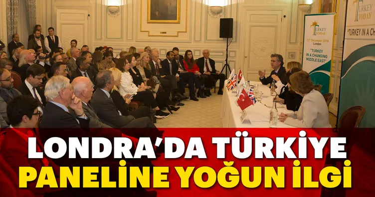 Londra’da Türkiye paneline yoğun ilgi