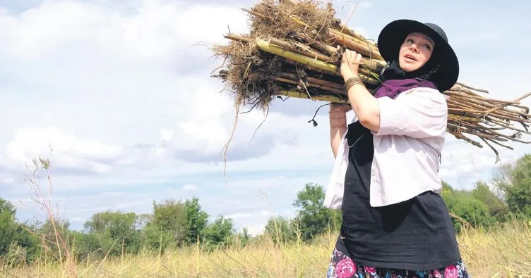 Ayçiçeği sapları köy ekmeğine lezzet katıyor