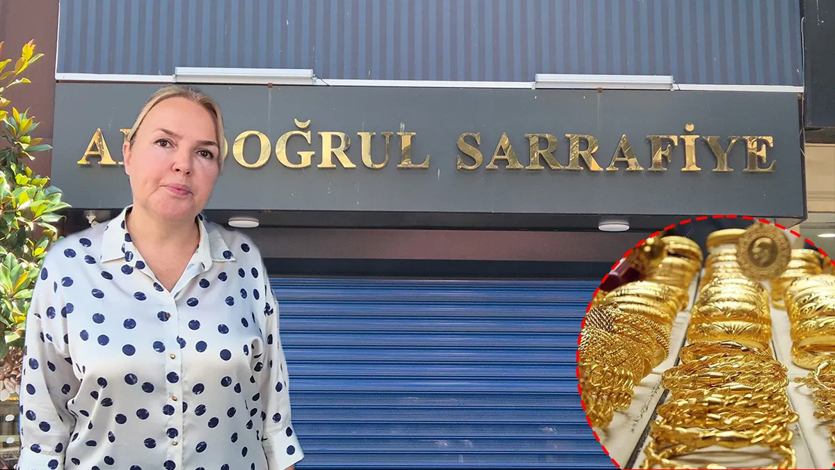 Tekirdağ'da altın vaadiyle dolandırıcılık yapan kuyumcuya tepki gösteren mağdurlar.
