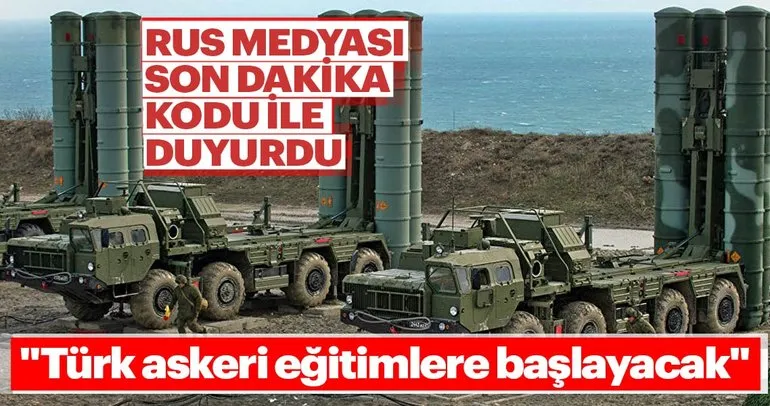 Türk askeri S-400 füze eğitimine başlıyor