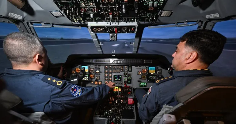 Türk Hava Kuvvetleri’nin ilk tam uçuş simülatörü, 40 bin saatlik uçuş süresini geride bıraktı