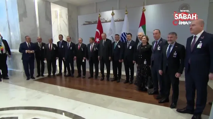 Cumhurbaşkanı Erdoğan, Dubai EXPO 2020'deki Türkiye ve Azerbaycan pavilyonlarını ziyaret etti | Video