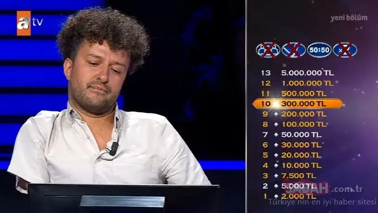 Kim Milyoner Olmak İster’e katılan paralimpik sporcu 500 bin TL’lik soruyu açtırdı! İşte o soru!