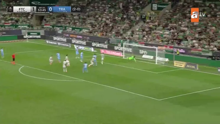 Ferençvaroş: 2 - Trabzonspor: 0  Gol: Corbu