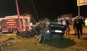 Denizli’de feci kaza! Otomobili ile minibüs çarpıştı: 4 ölü, 3 yaralı