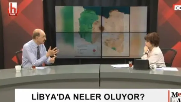 Türkiye'ye iftira attılar! Halk TV'de skandal Libya ifadeleri | Video