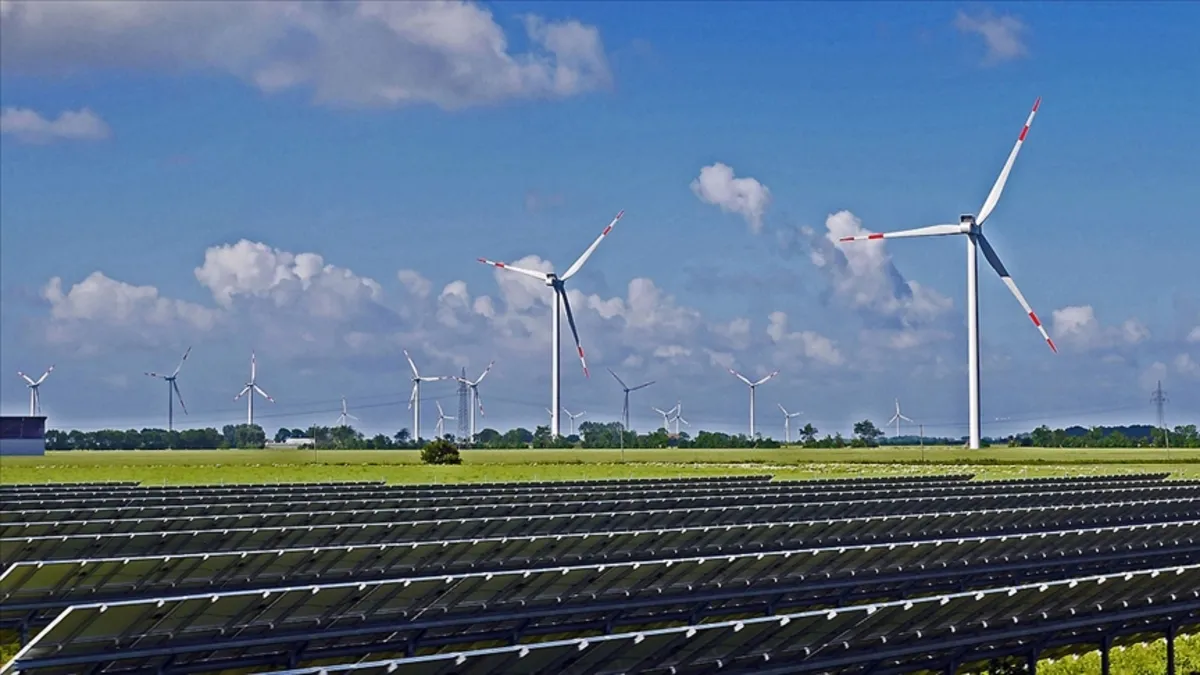 Uluslararası Enerji Ajansı (IEA) binası veya temiz enerji sembolleri içeren bir görsel.