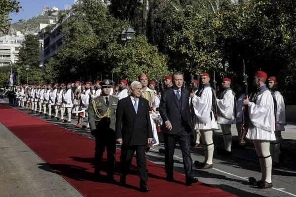 Cumhurbaşkanı Erdoğan Yunanistan'da