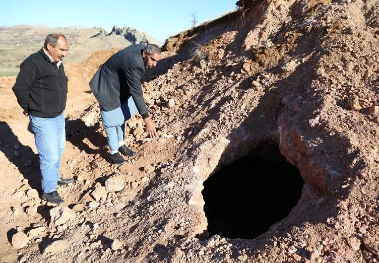 Diyarbakır’daki mağarada kafatası ve kemik bulundu